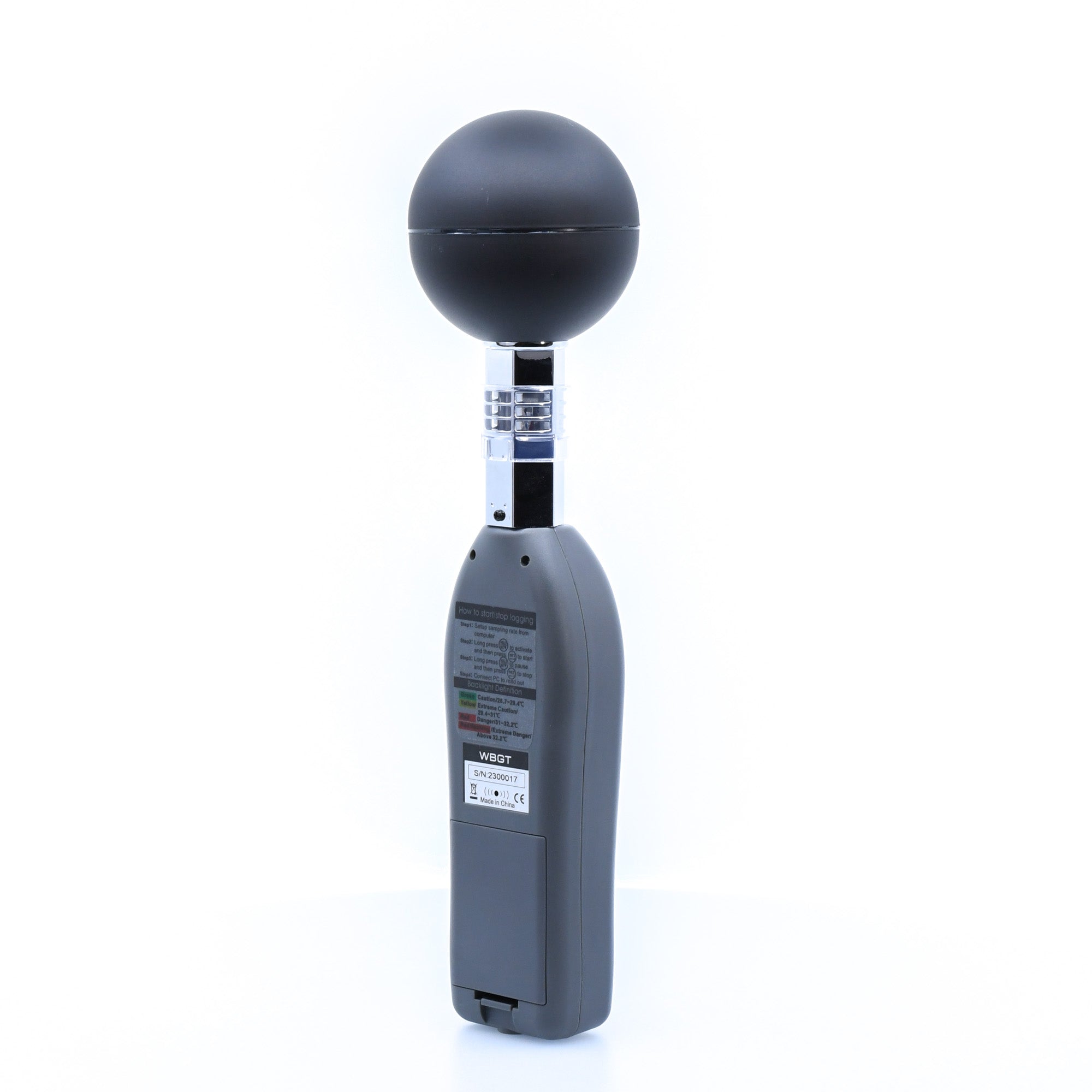 HSDL300 Heat Stress WBGT Datalogger - Professional Temperature Humidity Monitor for Workplace Safety - Ideal for Construction, Warehouses & Outdoor Work Environments