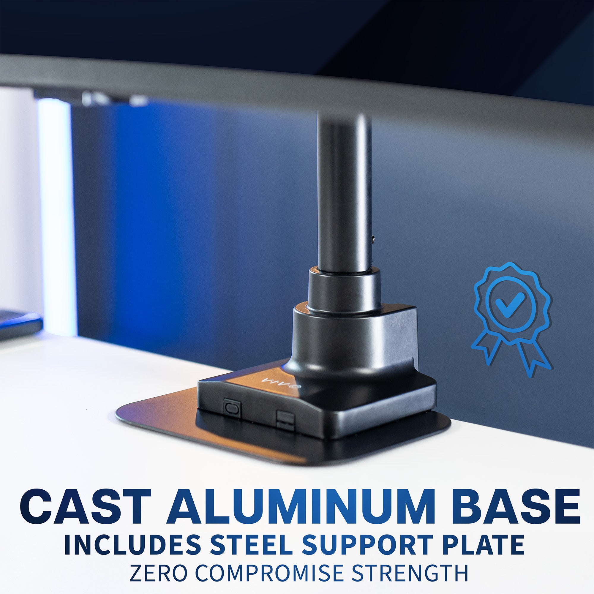 Dual Ultrawide Vertical Monitor Desk Mount Stand - Adjustable Ergonomic VESA Compatible for 13-32 inch Screens - Perfect for Home Office, Gaming & Productivity Setup