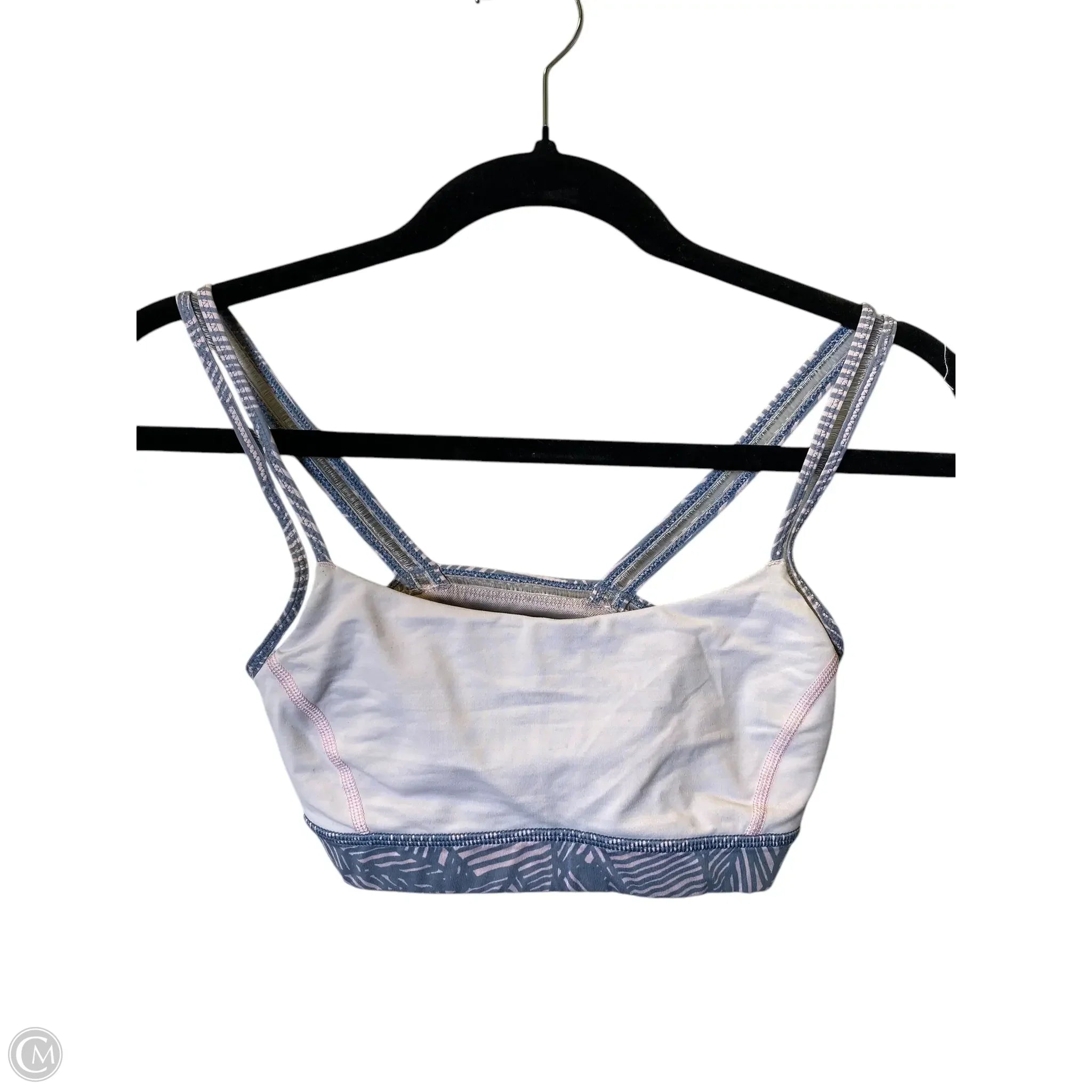 Lululemon Grey & Purple Athletic Bra for Women - Size XS - High Support Workout, Yoga & Running Sports Bra