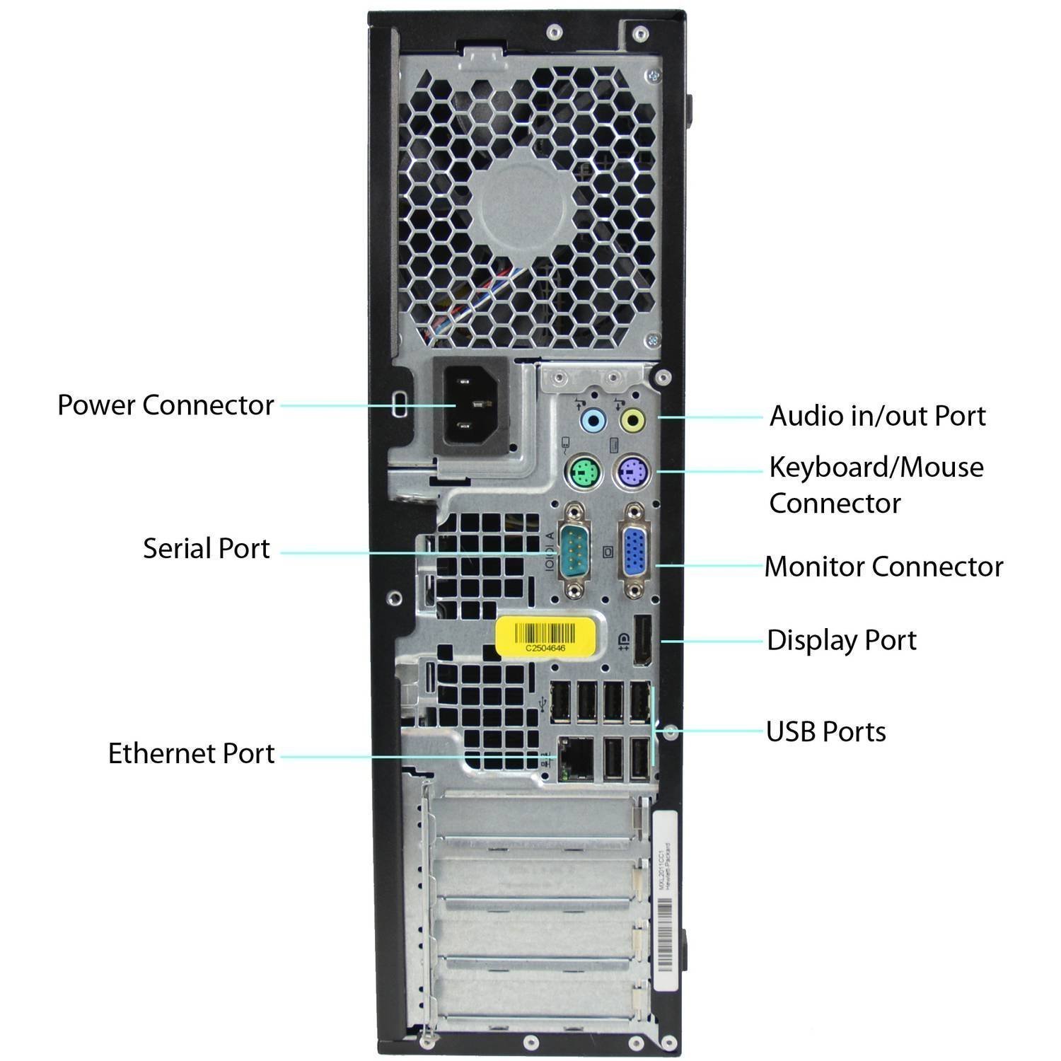 HP 8300 Elite Desktop Computer - Intel Core i5-3470 3.2GHz Quad-Core, 8GB RAM, 500GB HDD, Windows 10 Pro 64-Bit, USB 3.0, Dual Monitor Support | Renewed Business PC for Office Work, Home Use & Gaming