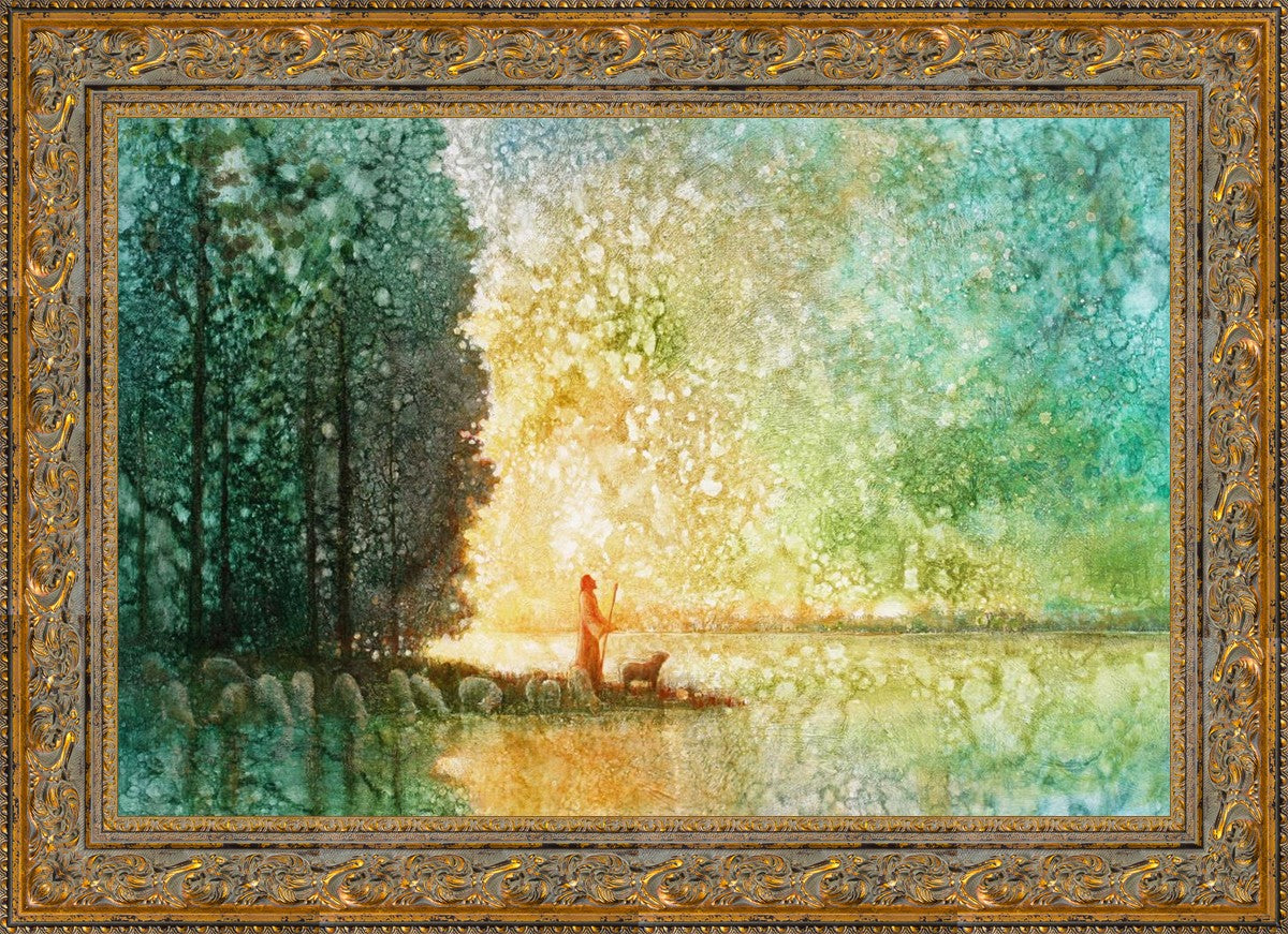 Beside Quiet Waters - Premium Home Decor for Relaxing Spaces | Perfect for Living Rooms, Bedrooms & Meditation Areas