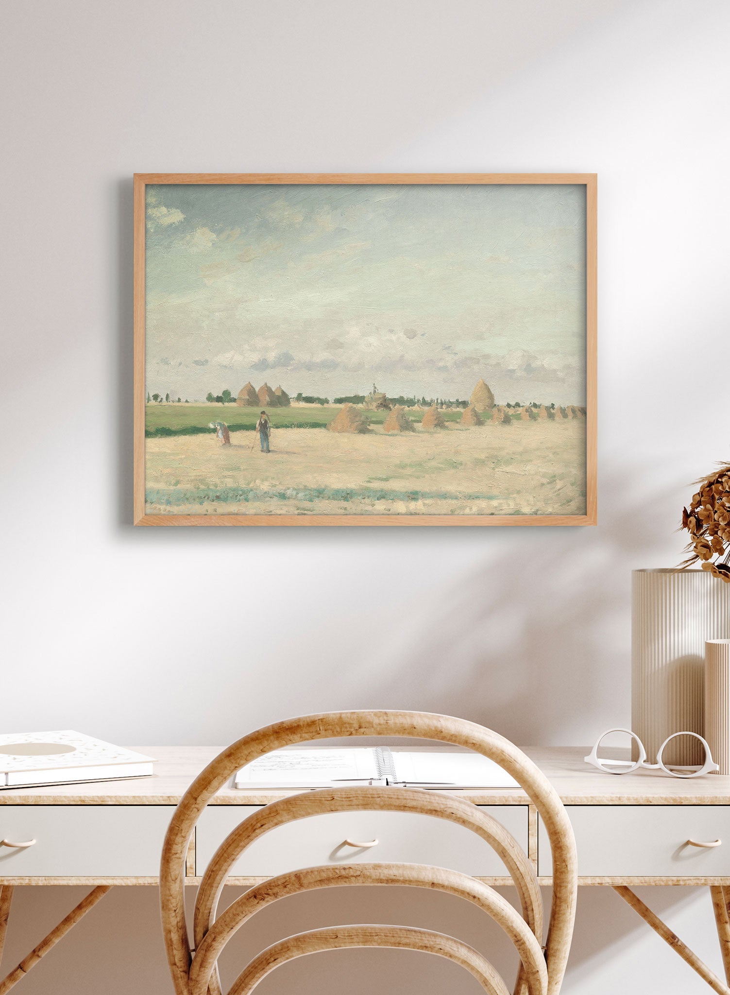Landscape of Ile de France - High Quality Art Poster Print for Home & Office Wall Decor - Perfect for Living Room, Bedroom or Gift