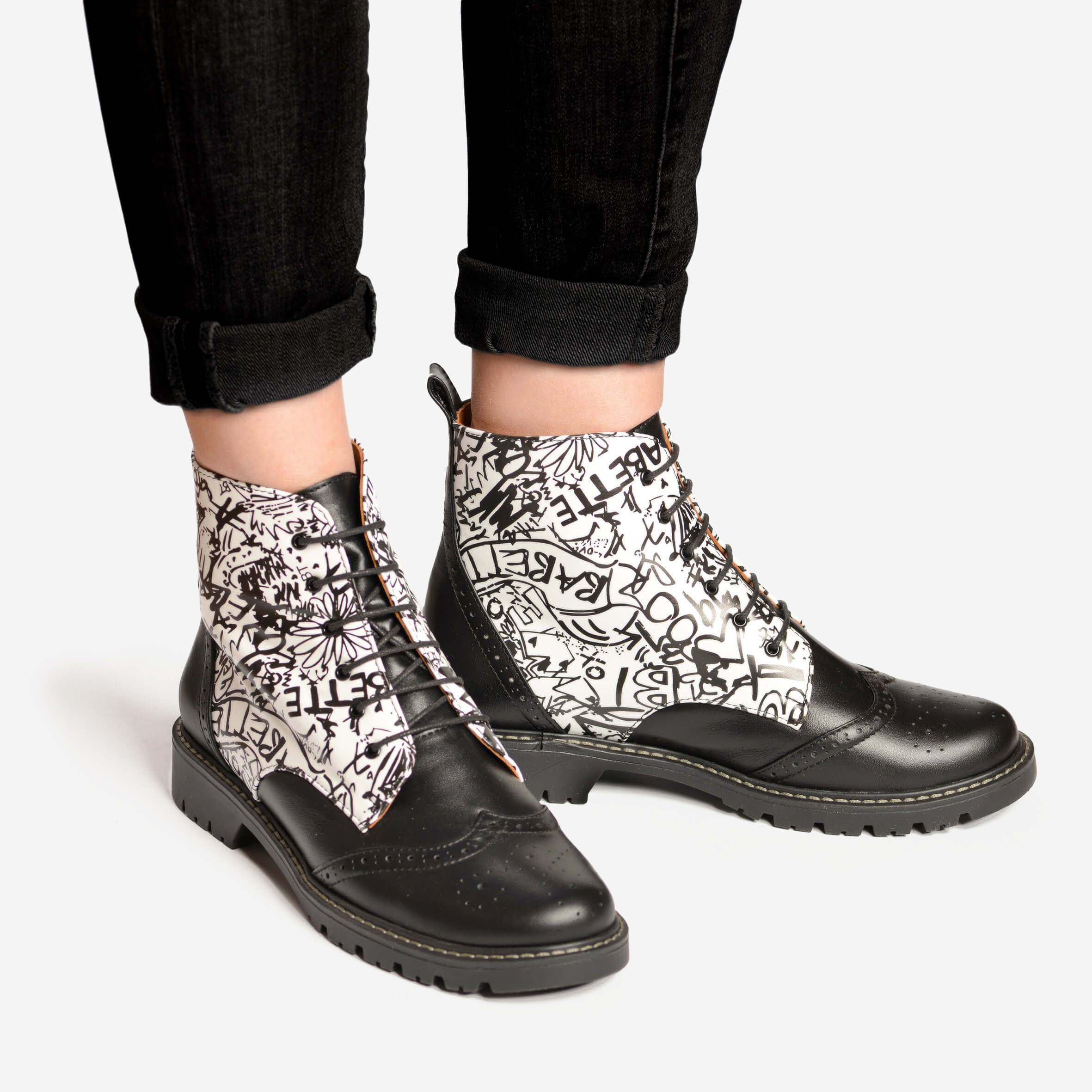 Brixton Combat Boots for Men & Women - Stylish Military Ankle Boots with Durable Leather - Perfect for Outdoor, Hiking, and Casual Wear