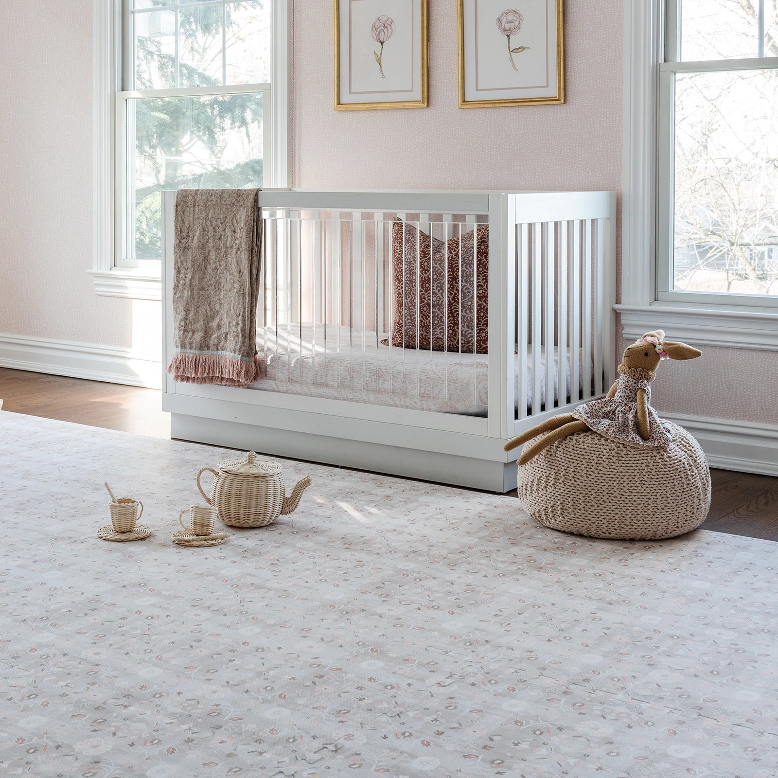 Little Nomad Play Mat | Gemma - Non-Toxic Baby Play Mat for Crawling & Tummy Time - Soft & Safe Floor Mat for Kids & Toddlers - Perfect for Nursery, Playroom & Daycare