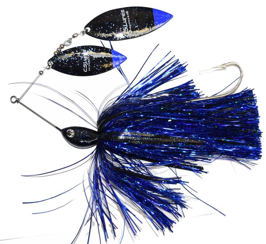C.S. Lures Willow Spinnerbait - Premium Fishing Lure for Bass, Pike & Walleye | Perfect for Freshwater & Saltwater Fishing | Great for Casting, Trolling & Jigging