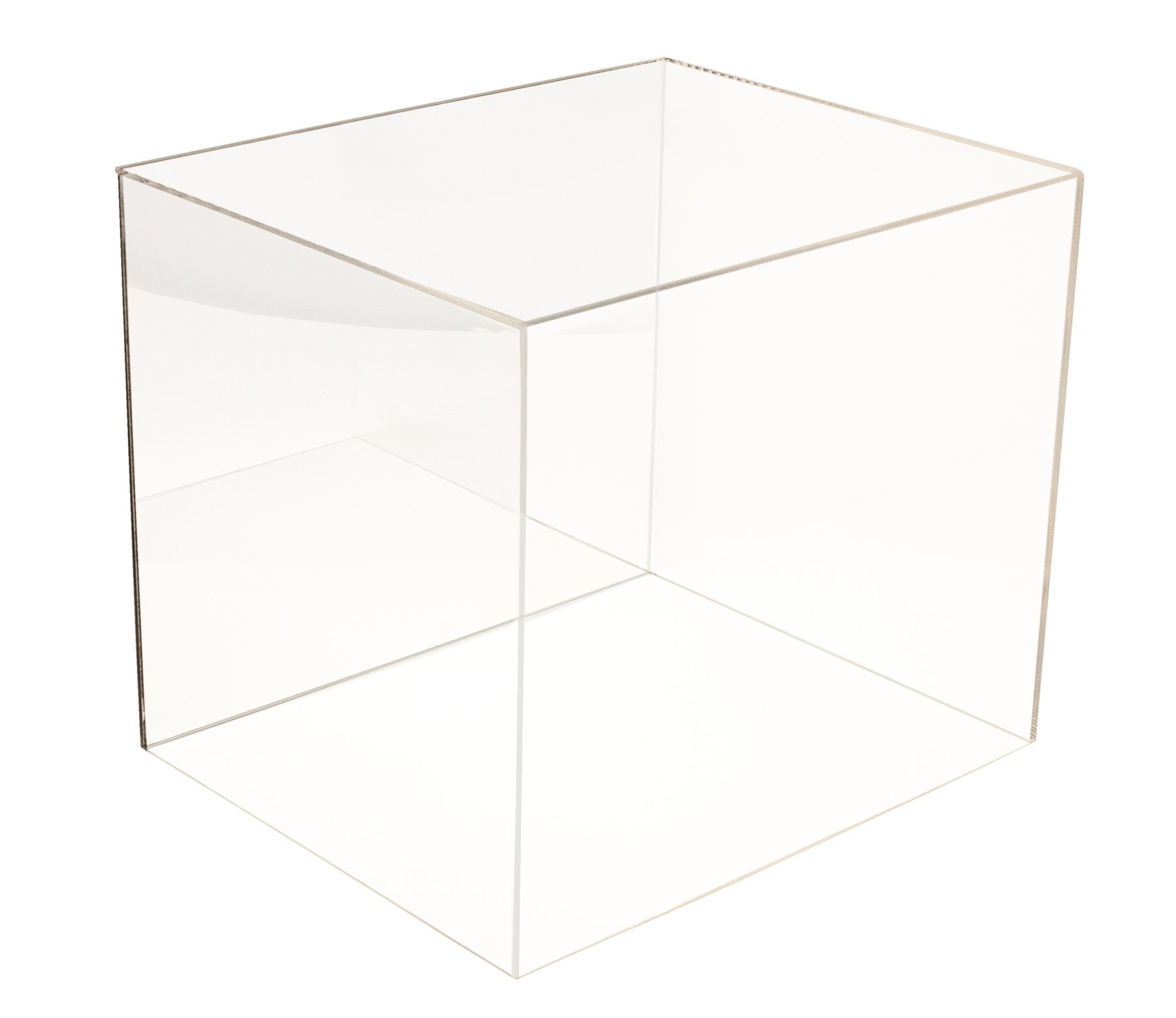 Clear Acrylic Baseball Batting Helmet Display Case - Protective Showcase for Collectible Helmets - Perfect for Sports Memorabilia, Man Cave Decor & Trophy Display