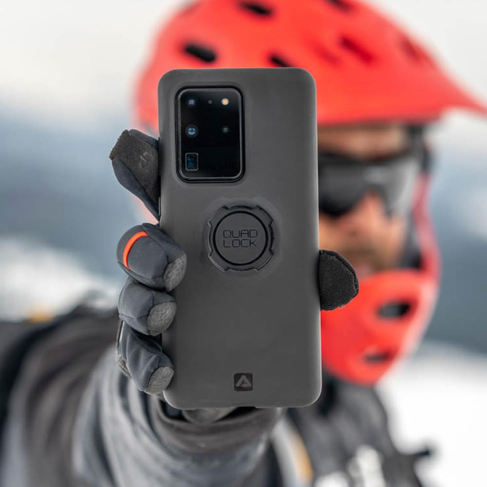 Quad Lock Original Case for Samsung Galaxy Note10+ - Shockproof & Secure Grip - Perfect for Cycling, Running & Outdoor Activities - Black