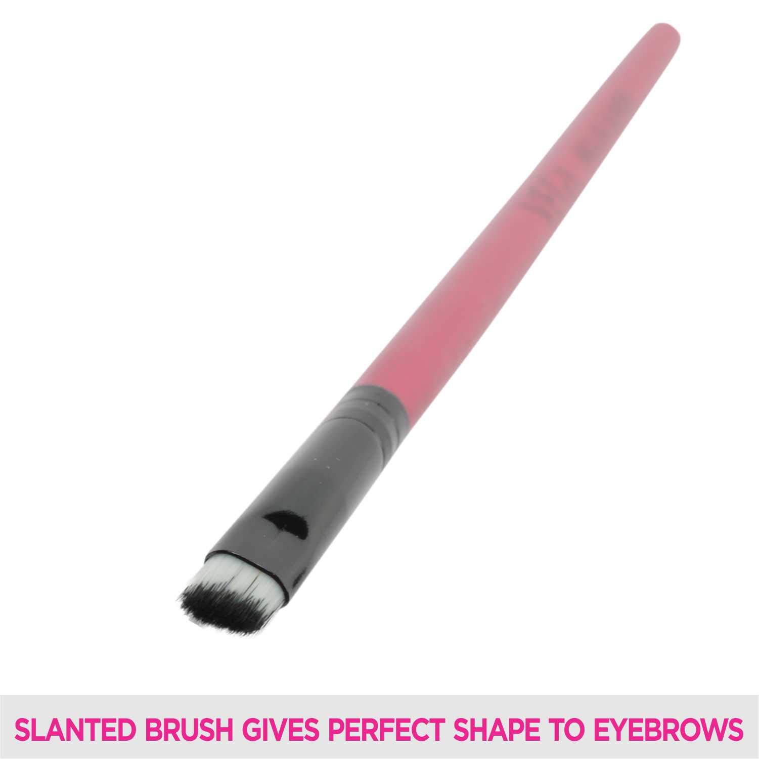 Vega Angular Blender Brush - Pink Makeup Brush for Eyeshadow & Blending (17g) | Perfect for Professional Makeup Artists & Beginners | Ideal for Everyday Makeup, Contouring & Smokey Eye Looks