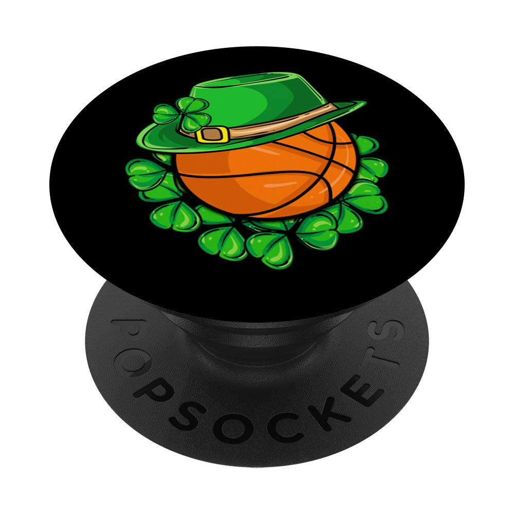 St. Patrick's Day Basketball PopSockets - Swappable PopGrip for Players, Coaches & Teams | Perfect for Irish-Themed Games & Fan Accessories