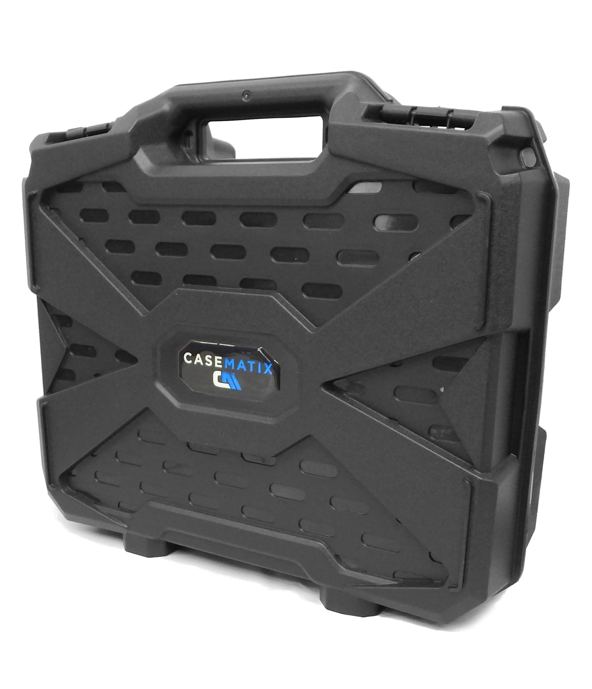 CASEMATIX Durable Hard Shell Microphone Case for Sennheiser, Audio-Technica & Shure Wireless Mics - Shockproof Protection with Dual Layer Foam Padding (Case Only) - Perfect for Studio Recording, Live Performances & Travel Storage