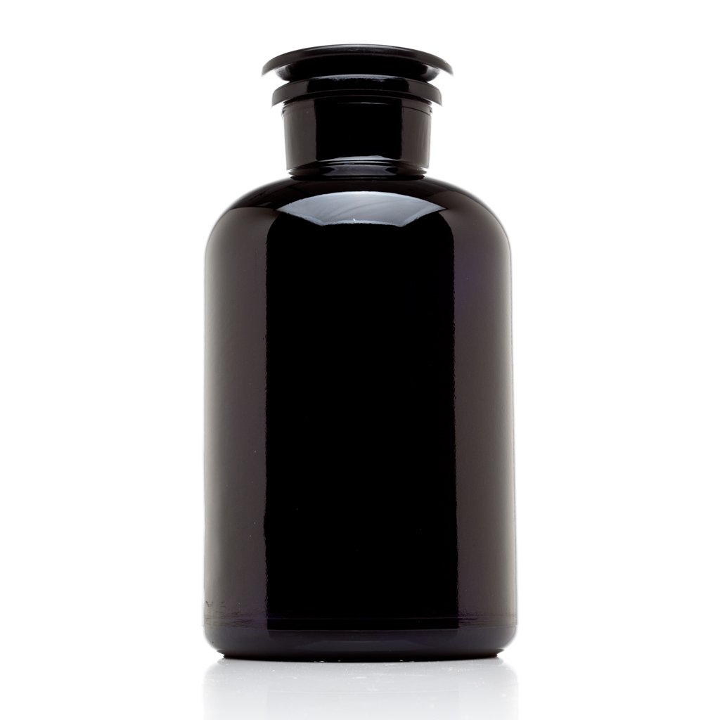 Infinity Jars 2L (68 Fl oz) Round Black UV Glass Airtight Apothecary Jar with Lid - 3 Pack for Tea, Spices, Herbs, Dried Goods Storage | Smell Proof & Refillable | Perfect for Kitchen Pantry, Coffee Station & Home Organization