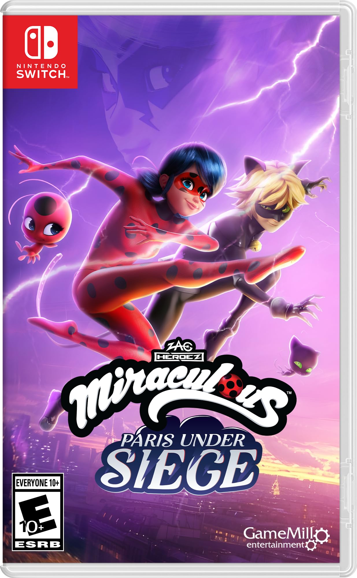 Miraculous: Paris Under Siege - Nintendo Switch Game | Action-Adventure for Kids & Teens | Perfect for Family Game Night & Travel Entertainment