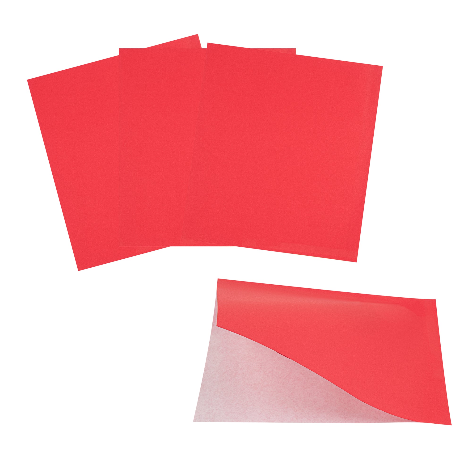 Premium Red Greaseproof Paper Bags - Large Double Open Design (10