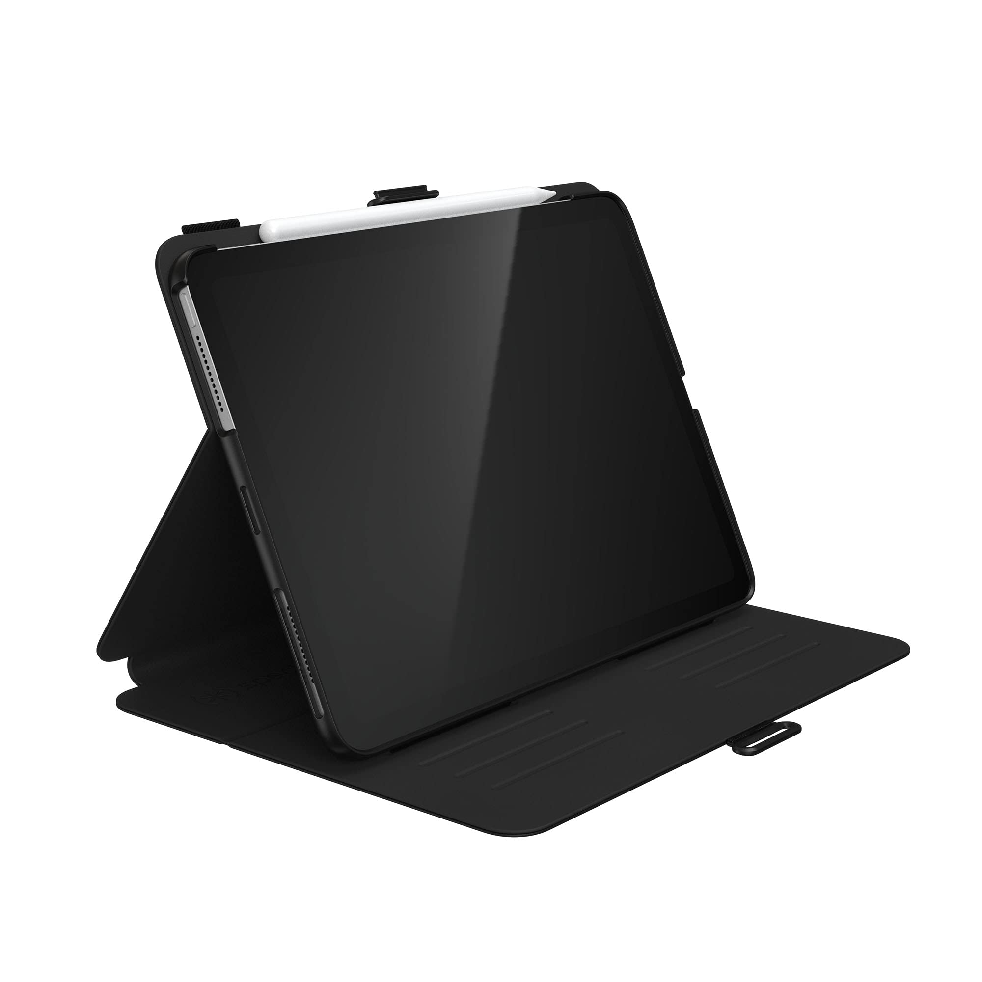 Speck Balance Folio Case for iPad Air (2022/2020) & iPad Pro 11-inch (2021/2nd Gen) - Slim Protective Cover with Auto Wake/Sleep - Perfect for Work, Travel & Everyday Use - Black/Black