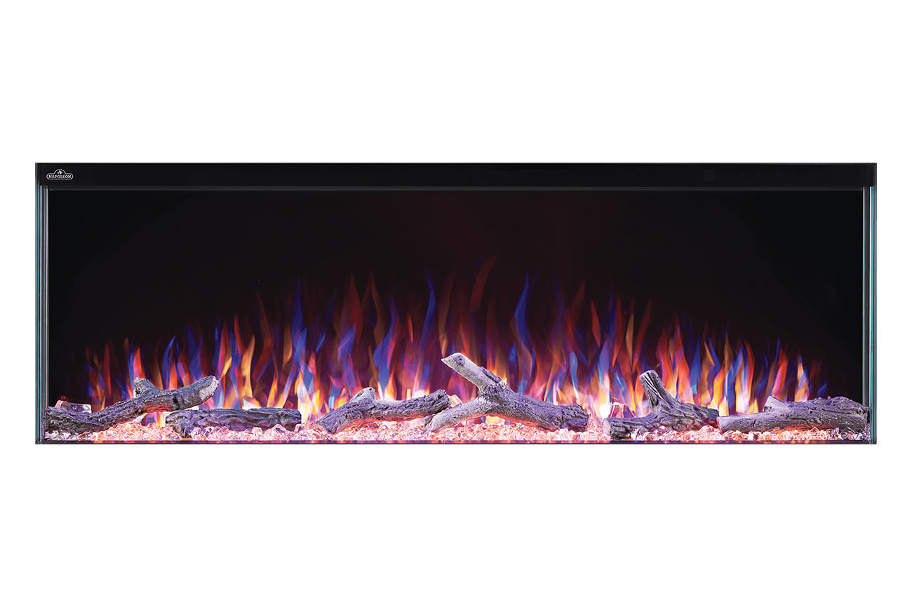 Napoleon Trivista Primis 50-Inch 3-Sided or 2-Sided Built-In Electric Fireplace - Perfect for Living Rooms, Bedrooms & Home Decor
