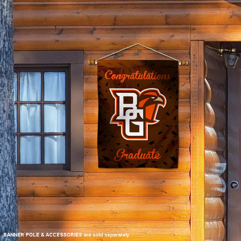 Bowling Green State Falcons College Graduation Banner Flag - Perfect Gift for Alumni & Fans - Great for Graduation Parties, Dorm Decor & Tailgating