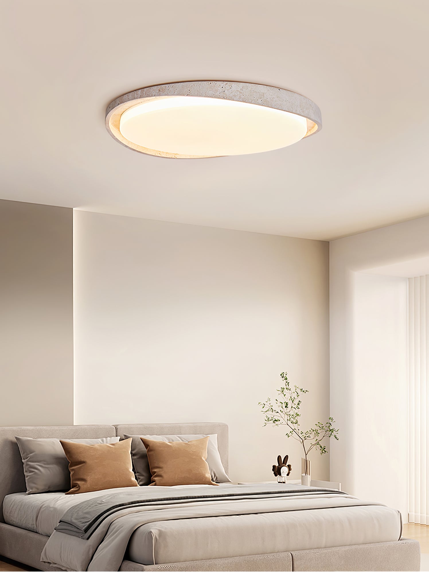 Lumen Arc Ceiling Light - Modern LED Hanging Fixture for Living Room, Bedroom & Dining Room - Adjustable Height & Dimmable Lighting for Home Decor