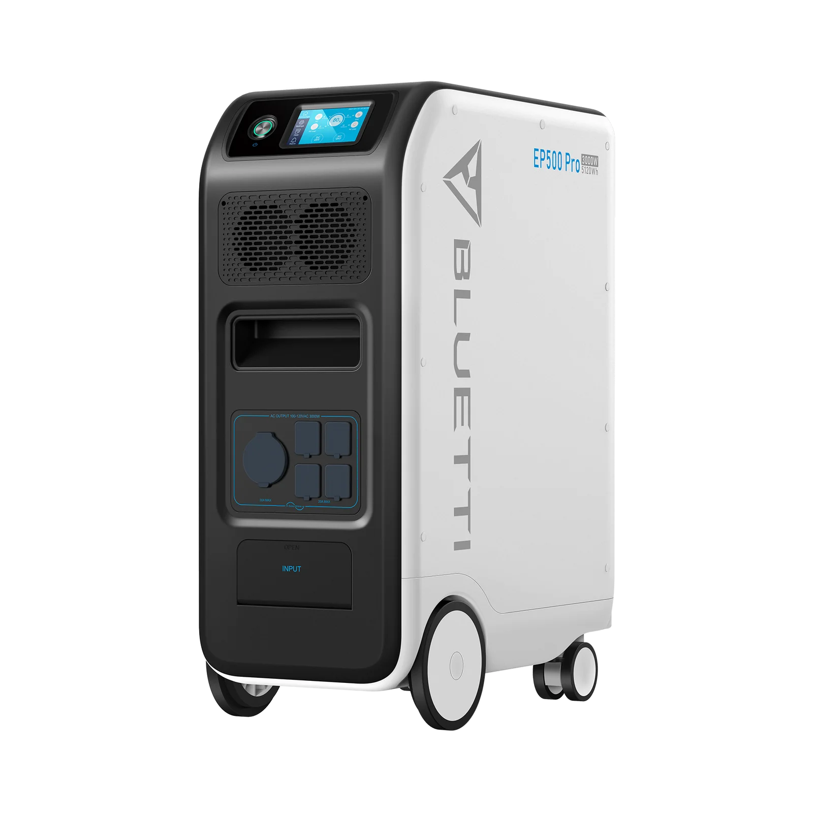 BLUETTI EP500Pro 3000W 5100Wh Solar Power Station - Portable Solar Generator for Home Backup, Camping & Outdoor Adventures