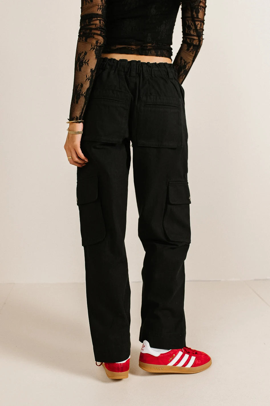 Hailey Cargo Pants for Women - Black Tactical Utility Pants with Multiple Pockets | Comfortable & Stylish Outdoor Work Pants for Hiking, Travel & Casual Wear