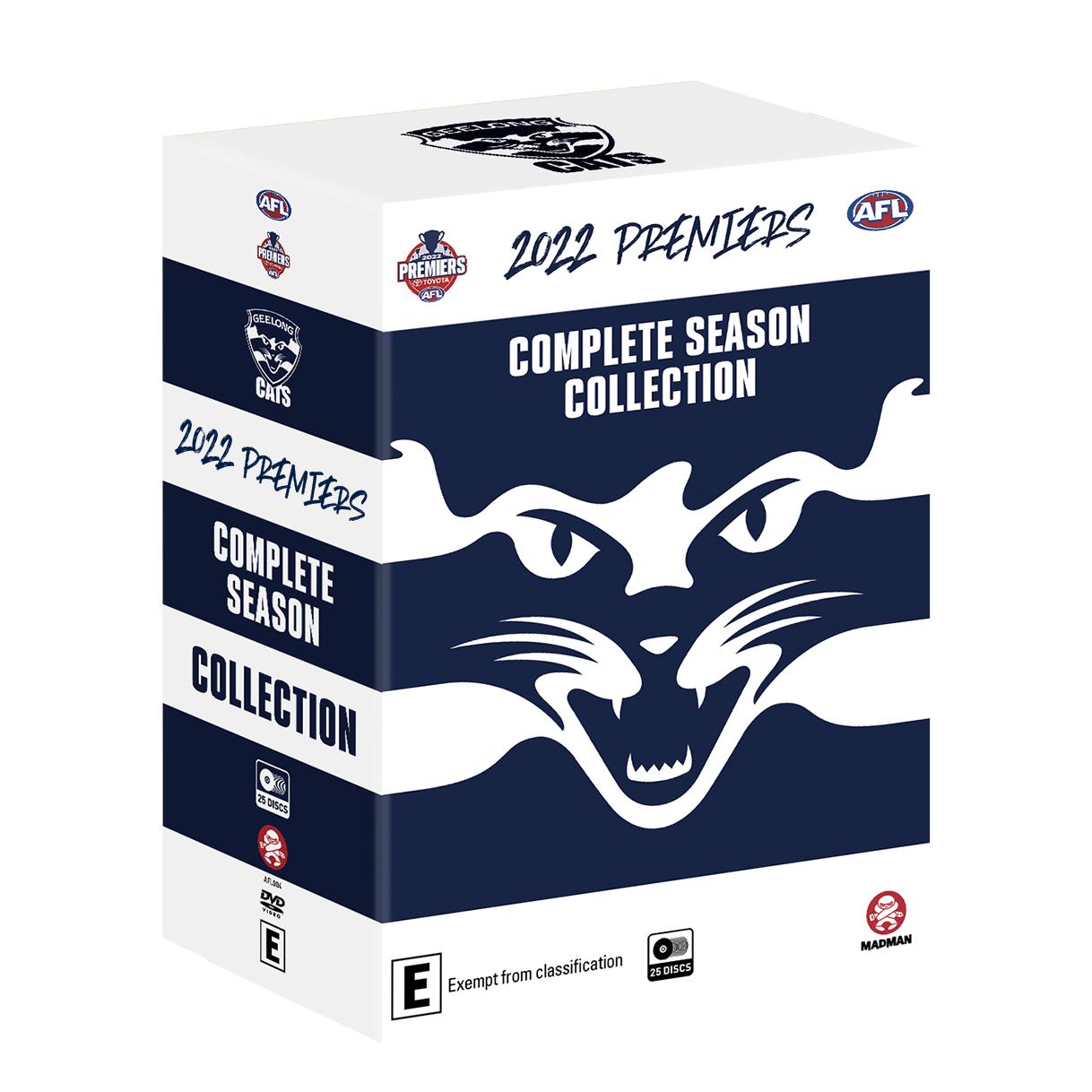 2022 AFL Premiers Geelong Cats Season Collection - Official Merchandise for Fans & Supporters | Perfect for Game Day, Gifts & Memorabilia