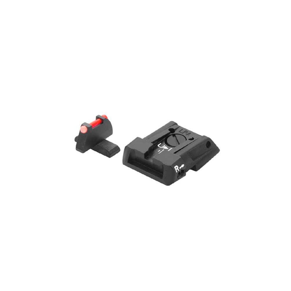 Beretta APX Adjustable 2 White Dot Sight Kit for Full-Size, Compact & Centurion Models - Fiber Optic Front Sight with Blacked Rear Sight | Enhanced Handgun Accuracy for Target Shooting & Home Defense