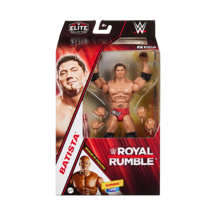 WWE Royal Rumble Elite Collection Batista Action Figure (Virgil BAF) - Perfect for Wrestling Fans & Collectors | Display, Play, or Gift for WWE Enthusiasts