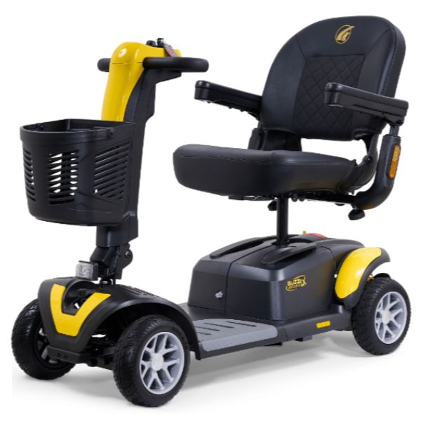 Golden Technologies Buzzaround LX 4 Wheel Mobility Scooter - Lightweight & Foldable Electric Scooter for Adults & Seniors - Perfect for Shopping, Travel & Outdoor Activities