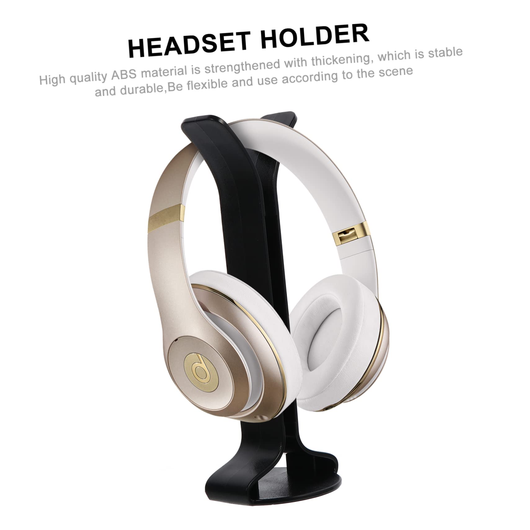 DOITOOL Premium Alloy Headphone Stand - Durable ABS Headset Holder for Desk Display & Organization - Perfect for Gaming, Office & Home Audio Setup