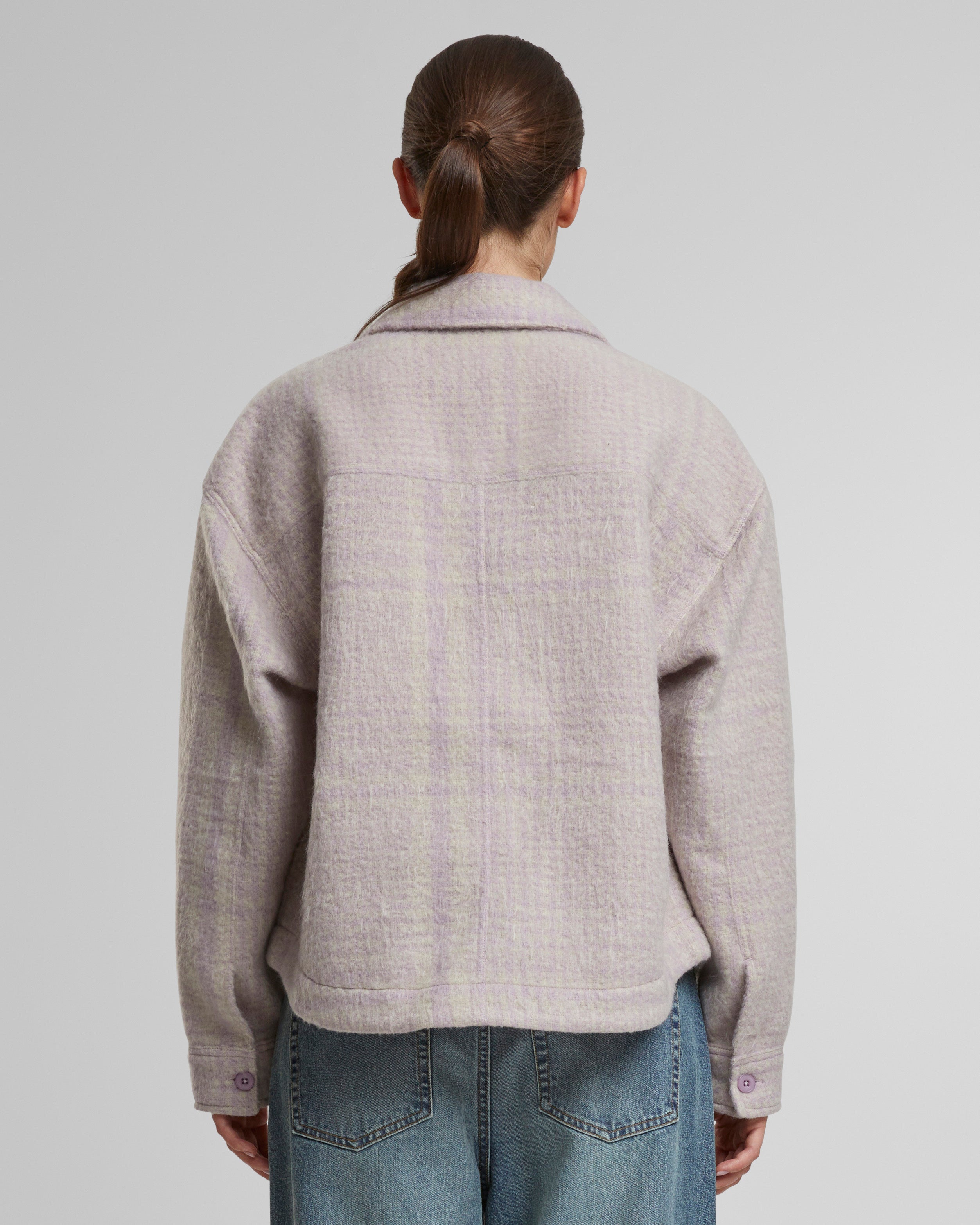 Chelsea Flannel Jacket for Women - Soft & Cozy Beige Plaid Shirt Jacket - Casual Fall & Winter Outerwear for Layering