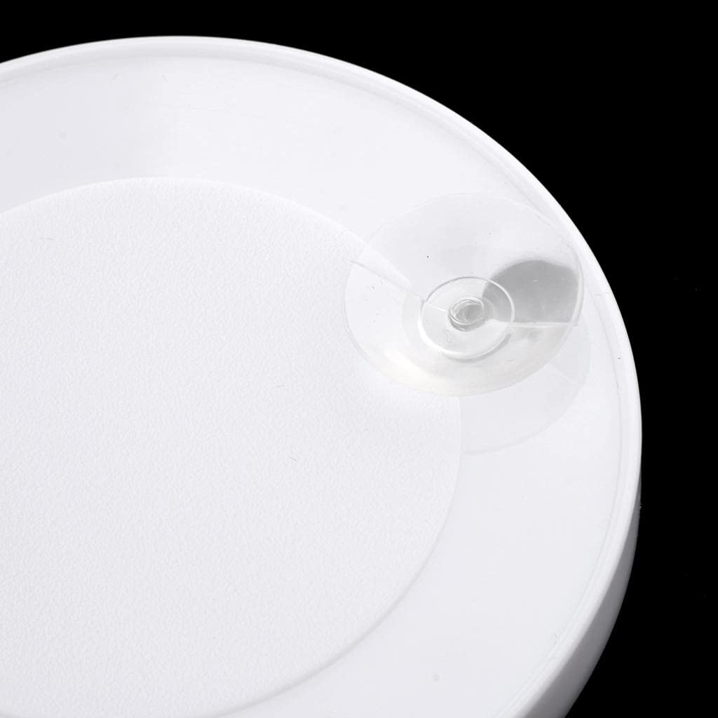 Milageto 10x Magnified Suction Cup Makeup Mirror - White | Hands-Free Vanity Mirror for Bathroom, Bedroom & Travel | Fogless Shaving & Cosmetic Mirror with Strong Suction