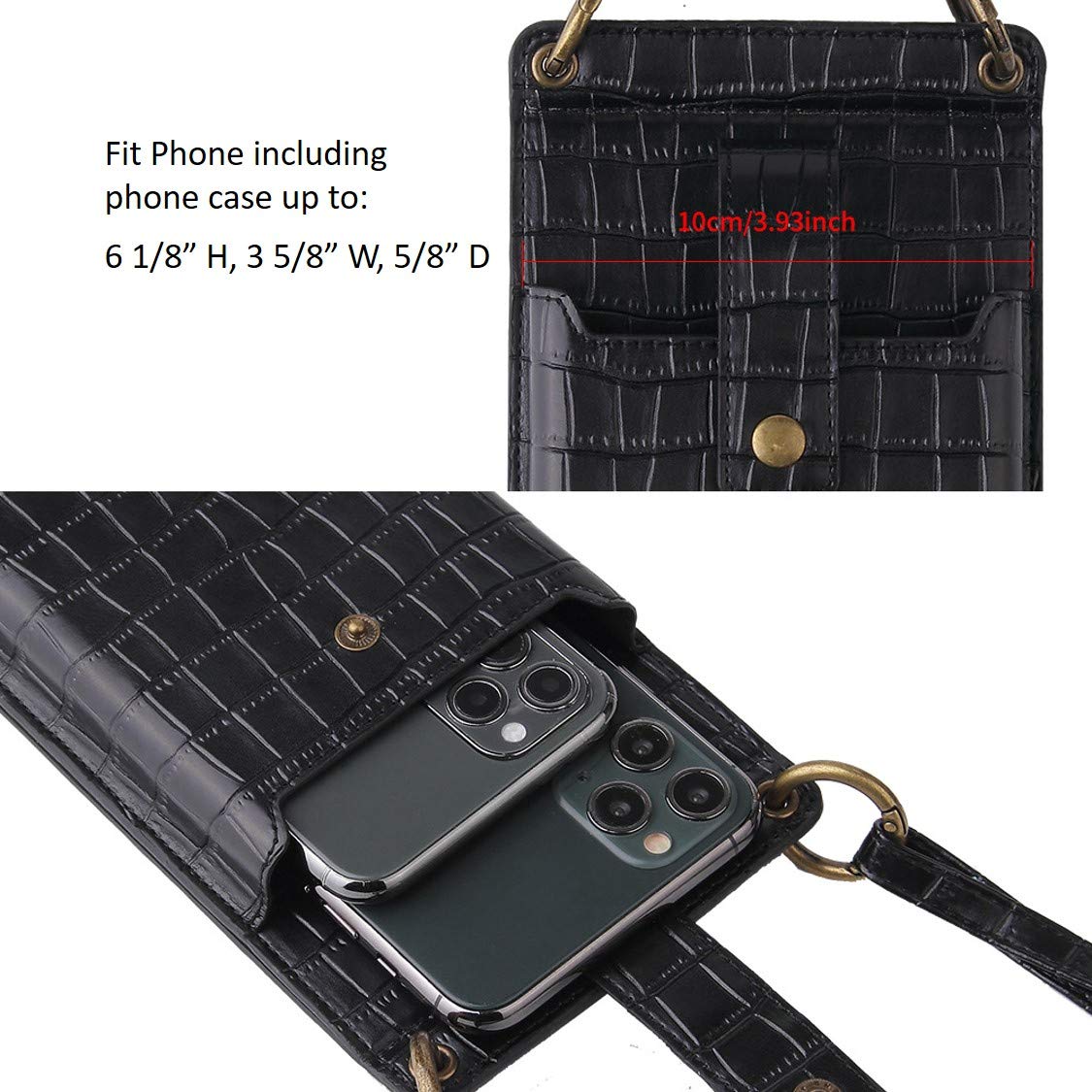 Stylish Crossbody Phone Bag for Women & Girls - Small Shoulder Purse with Card Holder & Wallet - Perfect for Travel, Shopping & Daily Use