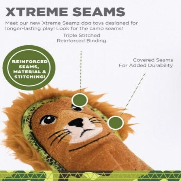 Outward Hound Xtreme Seamz Small Dog Toy - Durable Chew Toy for Small Dogs, Interactive Play & Training - Perfect for Indoor & Outdoor Use