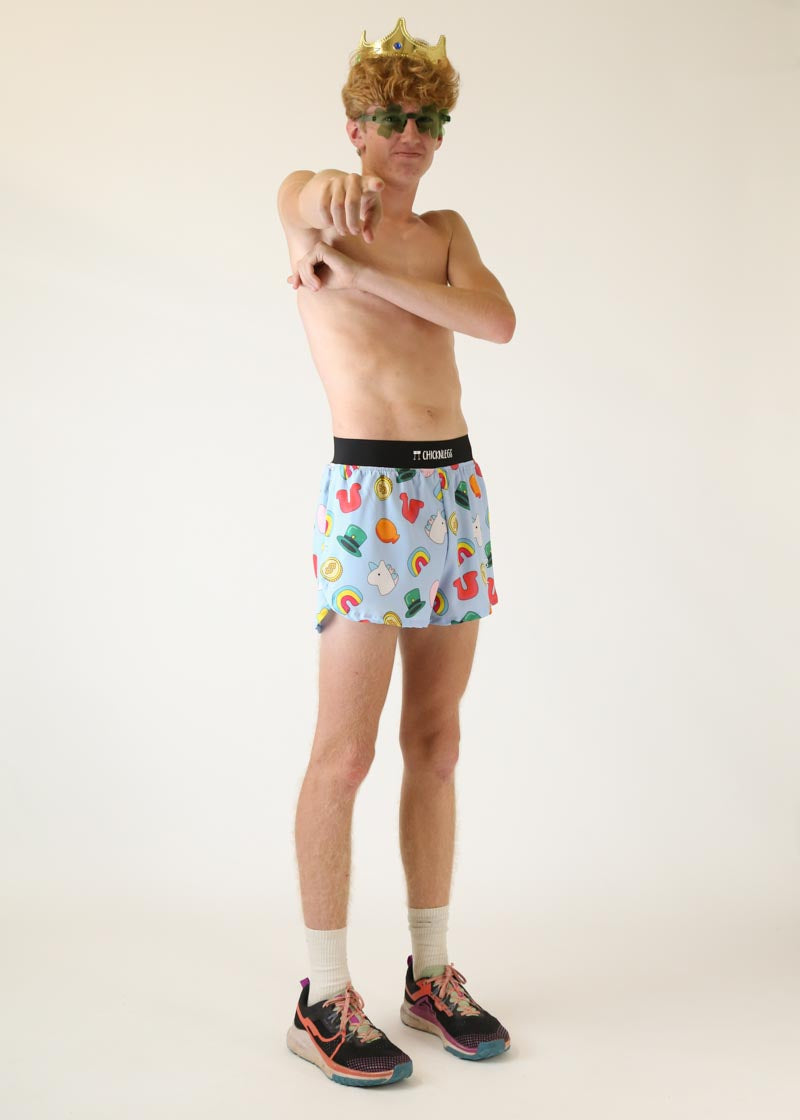 Men's 4-Inch Split Running Shorts - Lightweight & Breathable for Gym, Workout & Casual Wear