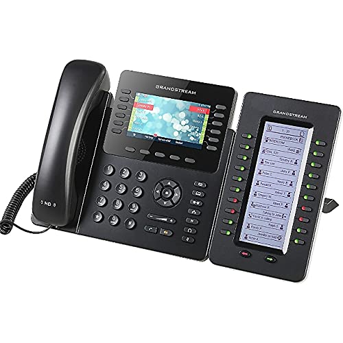 Grandstream GXP2170 IP Phone with Wired/Wireless Connectivity, Bluetooth Support & Wall Mountable - Ideal for Office, Home Business & Remote Work VoIP Communication