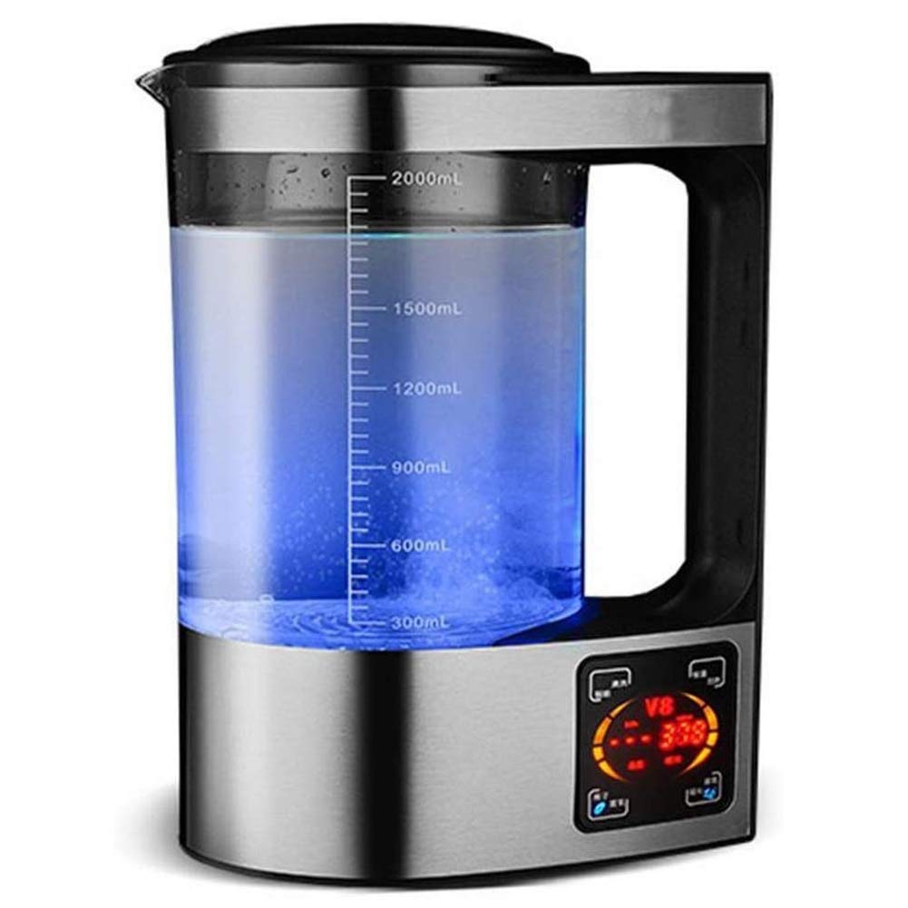 Portable Hydrogen Water Bottle Generator - HEN'GMF Ionized Hydrogen-Rich Water Cup with Super Antioxidant | Hydrogen Water Maker for Travel, Gym & Daily Hydration | Alkaline Water Generator for Health & Wellness