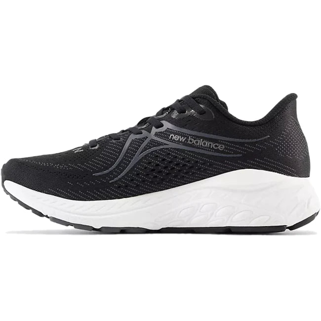 New Balance Kids' Fresh Foam X 860v13 Running Shoes - Black/White/Magnet - Lightweight & Supportive Sneakers for Boys & Girls - Perfect for School, Sports & Daily Activities