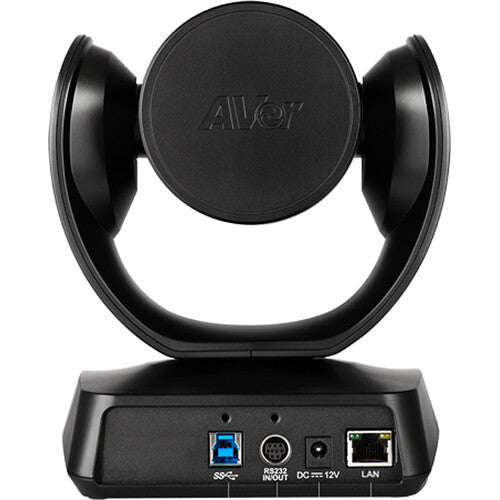 AVer COM520PRS 12x PTZ USB Conference Camera - 4K HD Video Webcam with Auto Tracking for Zoom/Teams Meetings, Ideal for Business Conference Rooms & Remote Work