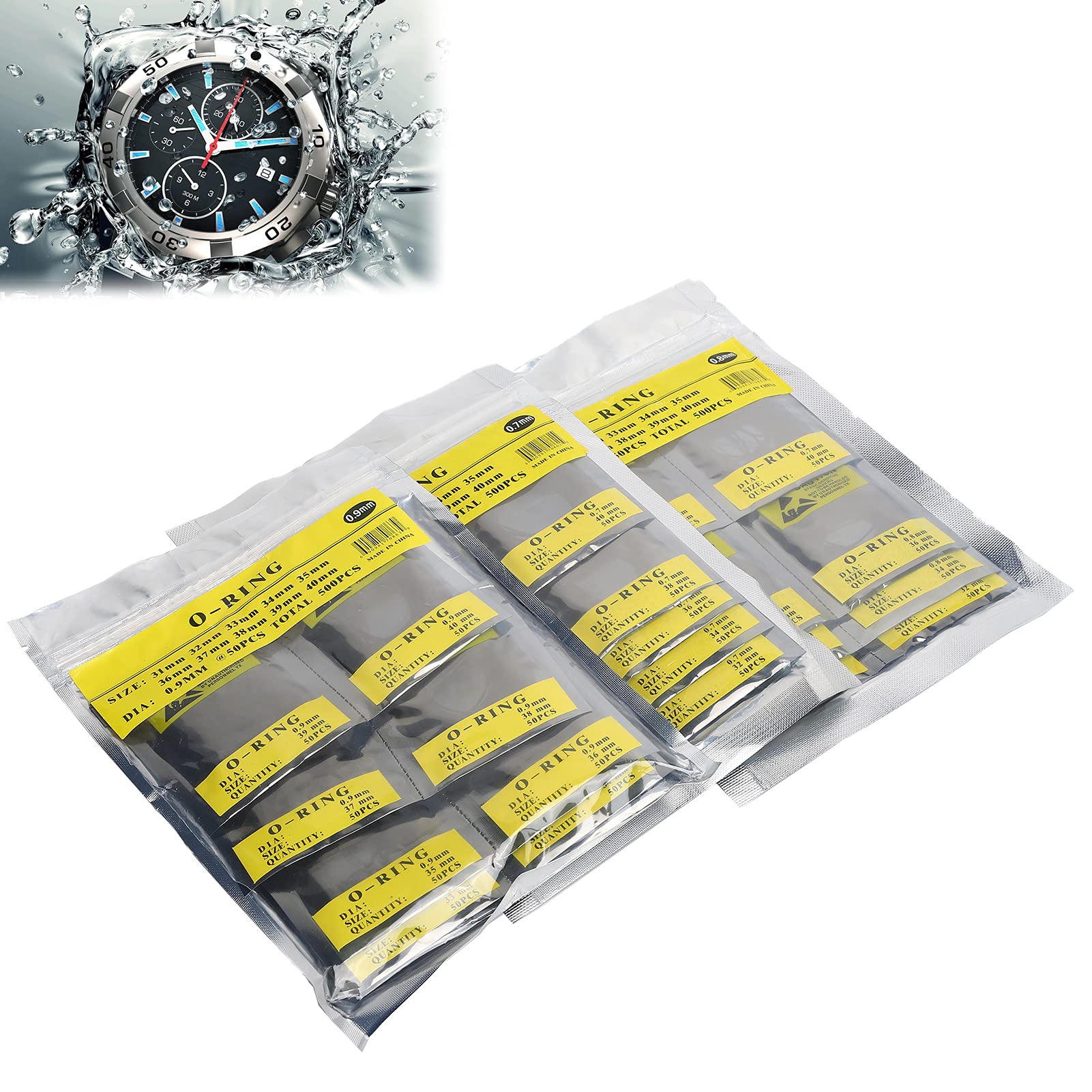 High-Quality Rubber Watch O-Ring & Back Gasket - Durable Replacement Part for Watch Repair & Maintenance | Perfect for Rolex, Seiko, Omega Timepiece Restoration