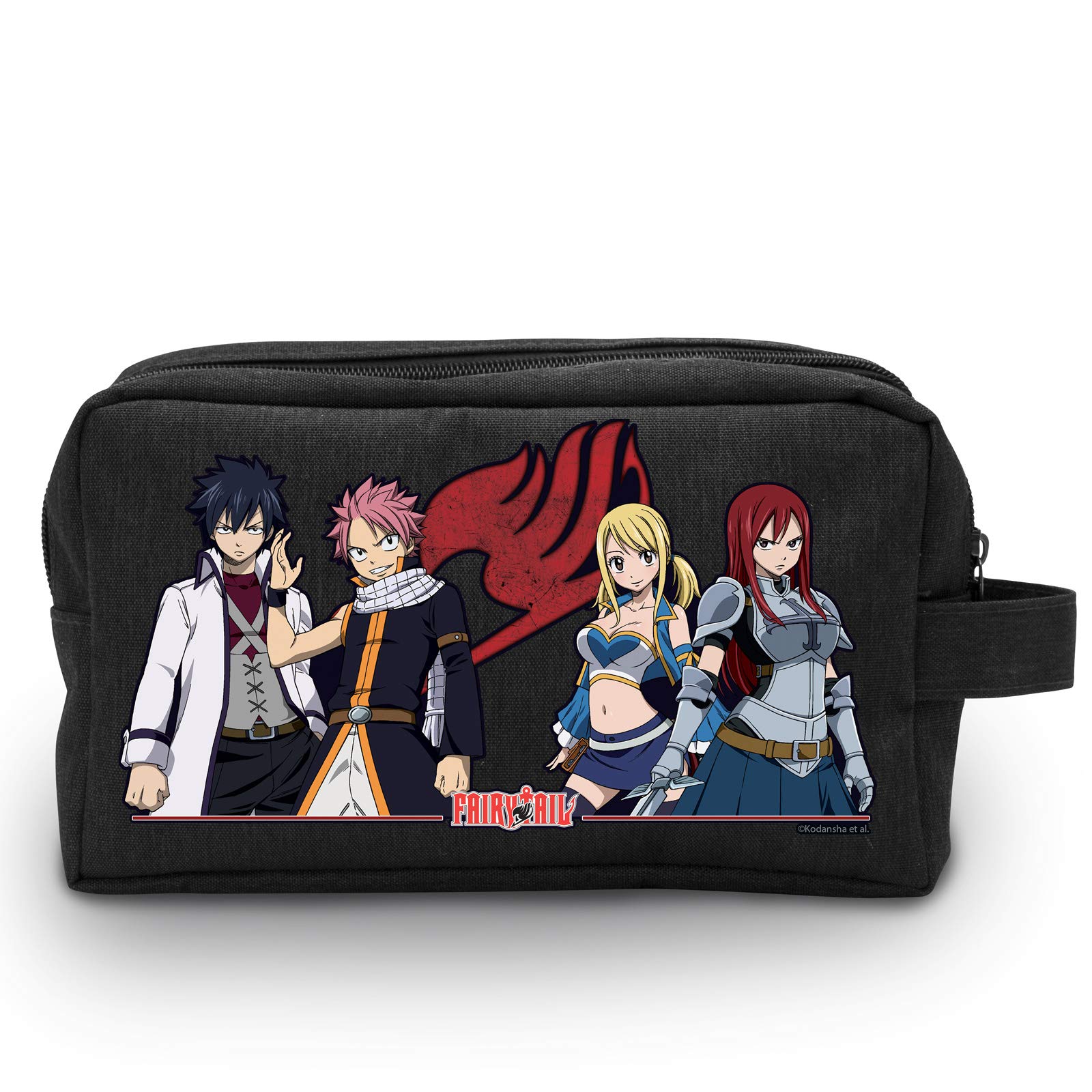 Fairy Tail Anime Toiletry Bag - Waterproof Travel Cosmetic Pouch for Men & Women - Perfect for Gym, Camping, and Travel Accessories