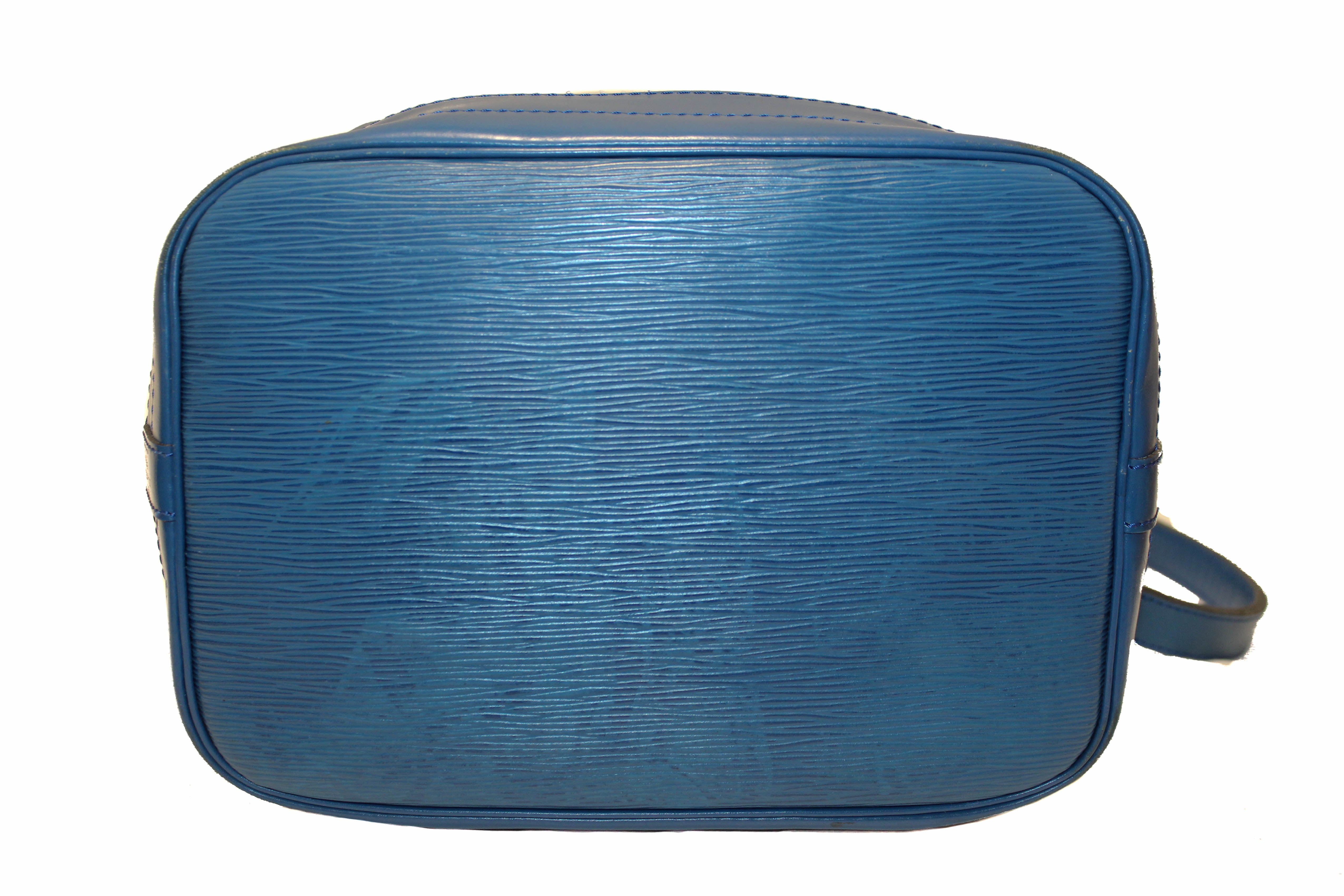 Authentic Louis Vuitton Epi Blue Leather Large Noe Shoulder Bag - Luxury Designer Handbag for Women, Perfect for Work, Travel & Everyday Use