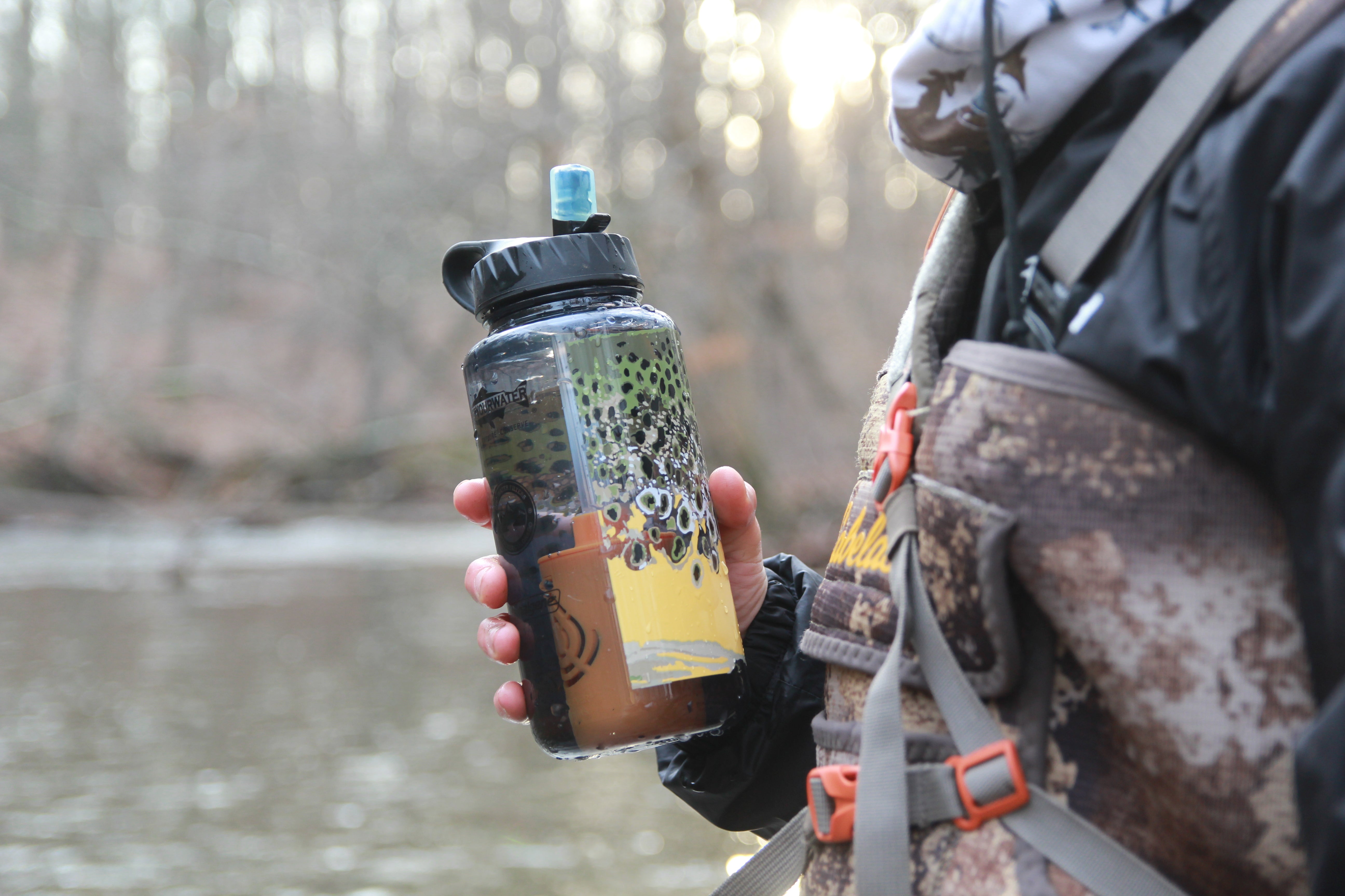 Nalgene OG RepYourWater Water Bottle - 32oz & 48oz BPA-Free Leak Proof Wide Mouth - Perfect for Hiking, Camping, Gym & Outdoor Activities