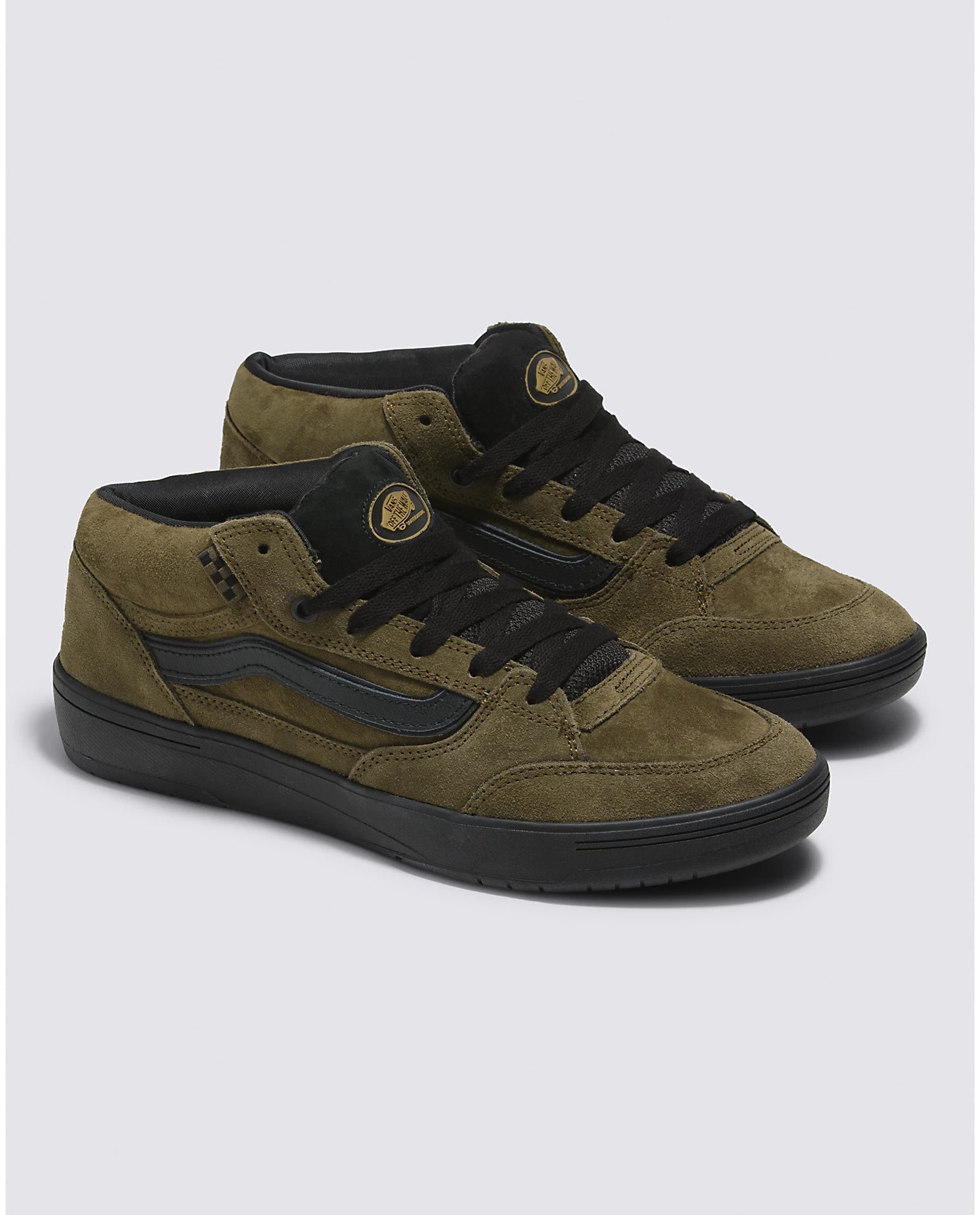 VANS Zahba Mid Beatrice Domond Skate Shoes - Dark Olive | High-Performance Skateboarding & Streetwear Sneakers for Men & Women | Perfect for Skate Parks, Urban Fashion & Casual Wear