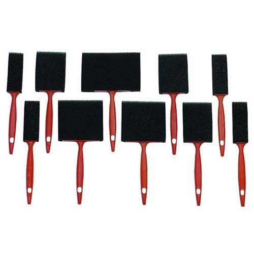 10-Piece Foam Paint Brush Set for Touch-Ups & Crafts - Wideskall® Sponge Brushes for DIY Projects, Home Decor, and Art Painting