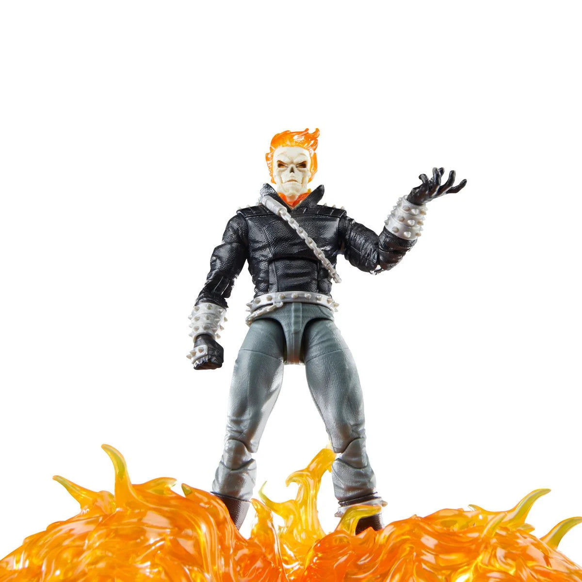 Marvel Legends Series Ghost Rider Danny Ketch with Motorcycle 6-Inch Action Figure - Collectible Toy for Superhero Fans & Marvel Universe Display