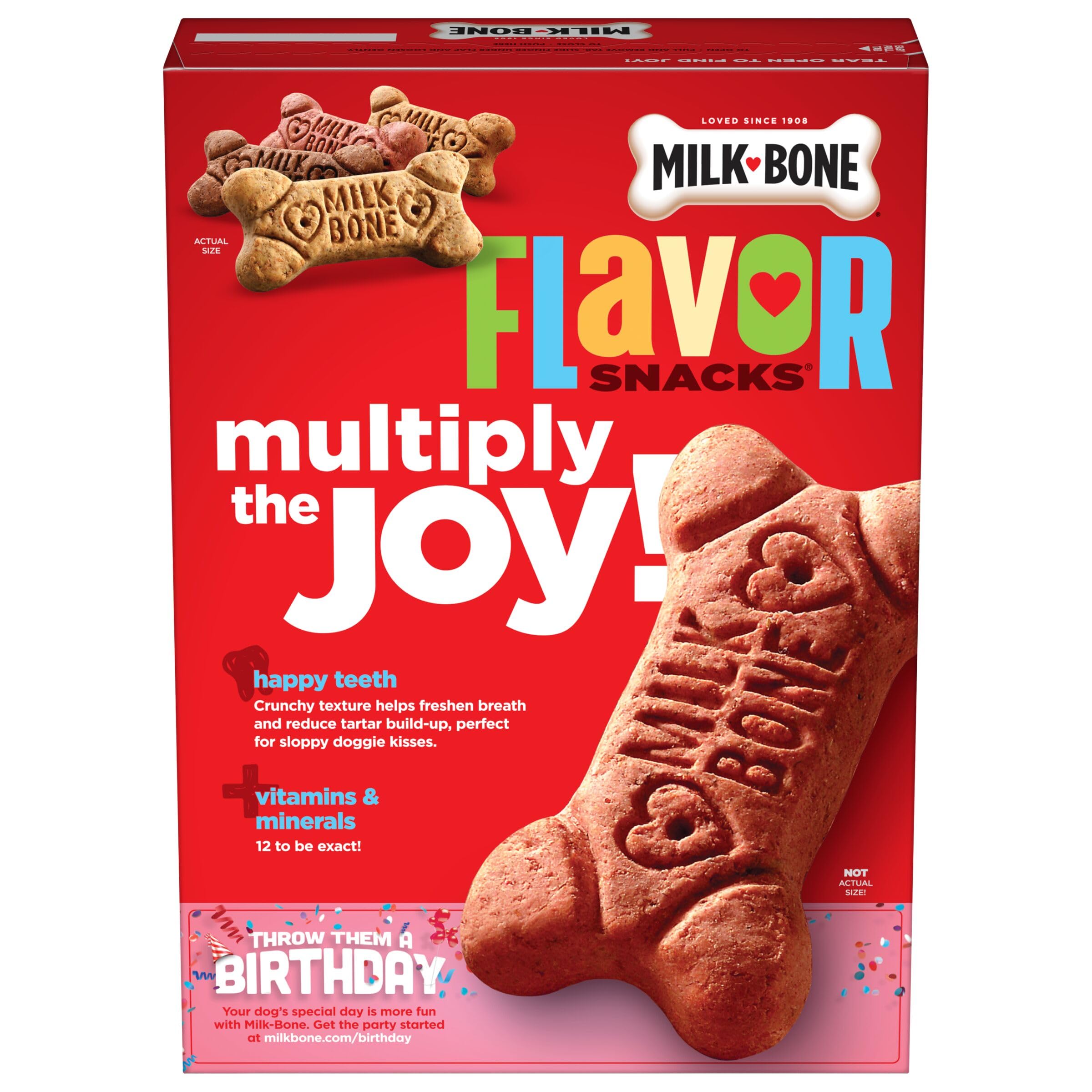 Milk-Bone Original Flavor Small Dog Treats - Crunchy Biscuits for Tartar Control, 24oz - Perfect for Training, Rewards & Dental Health
