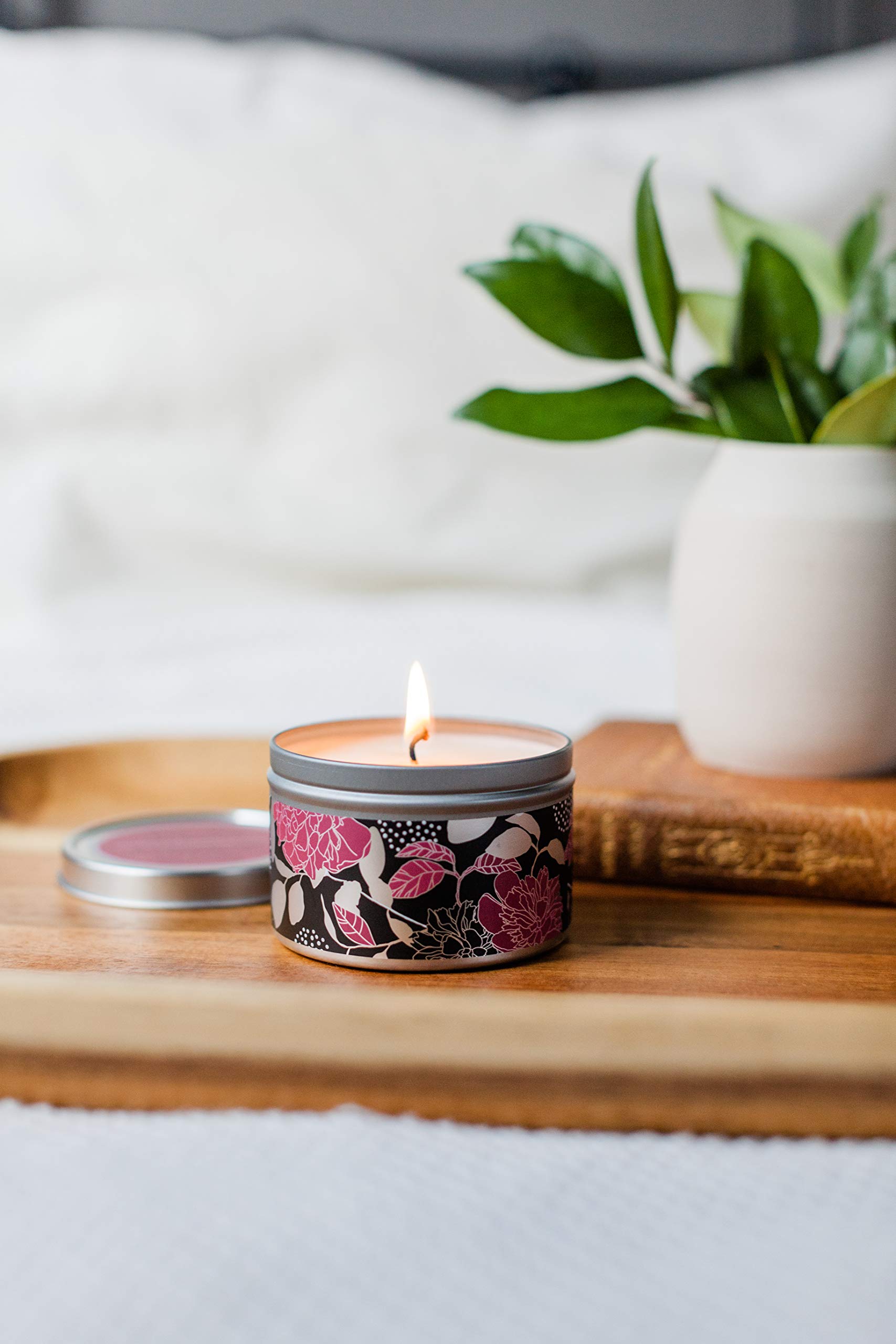 Victoria's Lavender Blackberry Sage Luxury Scented Candles 8oz - Essential Oil Infused Soy Wax Aromatherapy Candles for Home, Relaxation, Romantic Ambiance | Perfect for Bedroom, Bathroom & Meditation Spaces