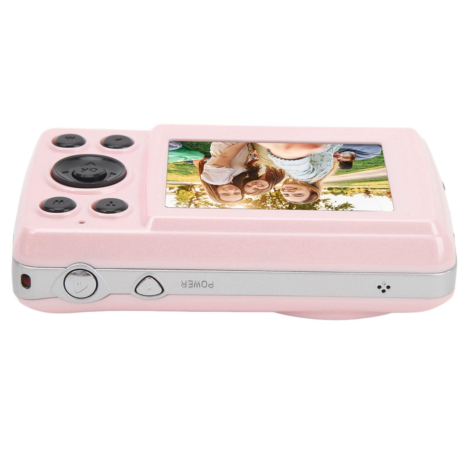 16MP Portable Travel Camera - Compact ABS Digital Camera for Vacation, Hiking & Outdoor Adventures (Pink) - Perfect for Vlogging, Family Trips & Social Media Content Creation
