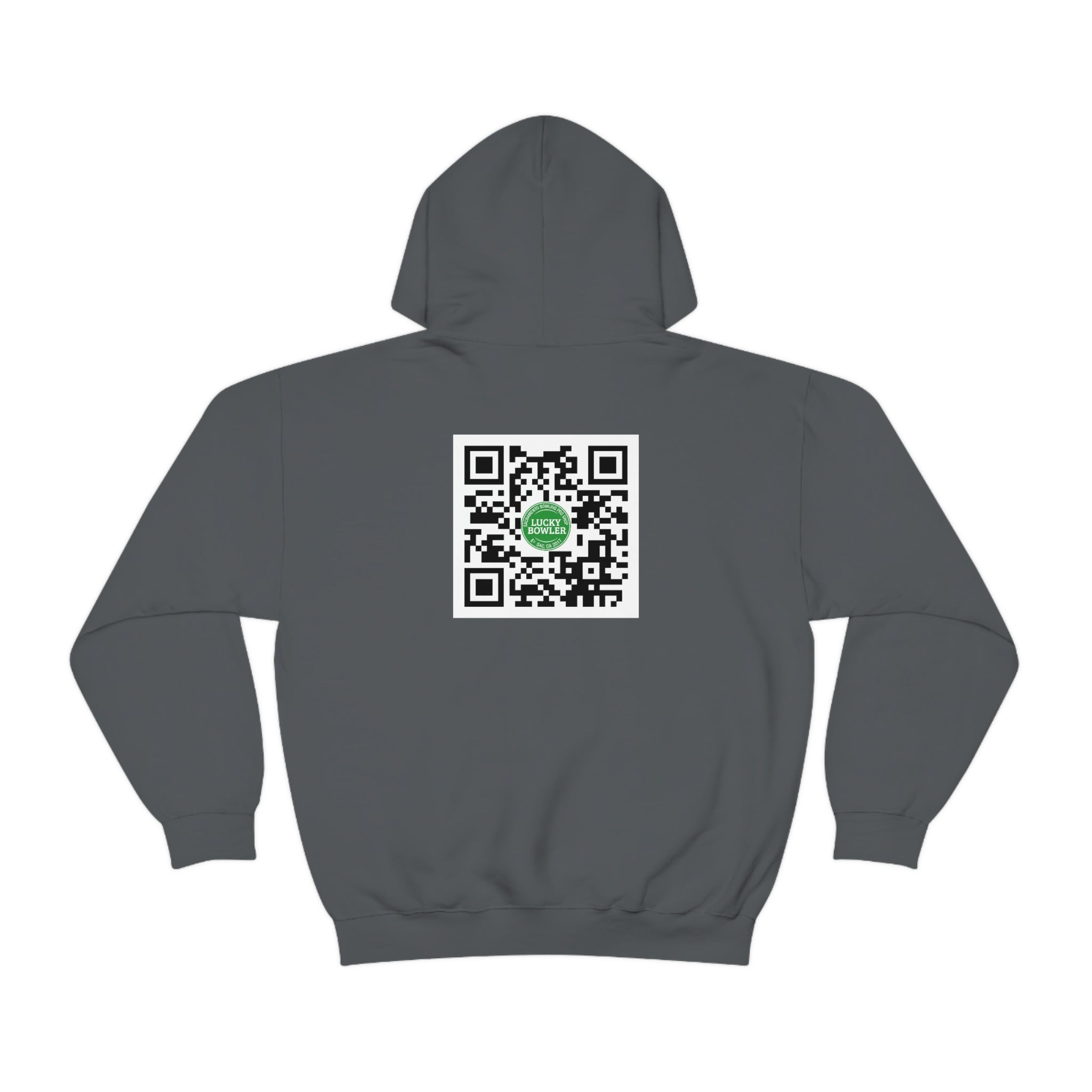 Lucky Hoodie #3 with QR Code - Stylish Unisex Pullover for Men & Women - Perfect for Casual Wear, Street Fashion, and Social Media QR Code Sharing