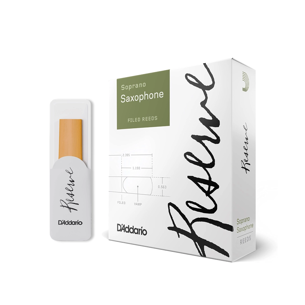 D'Addario Reserve Soprano Saxophone Reeds - Strength 2.0 - Premium Woodwind Accessories for Jazz, Classical & Solo Performances