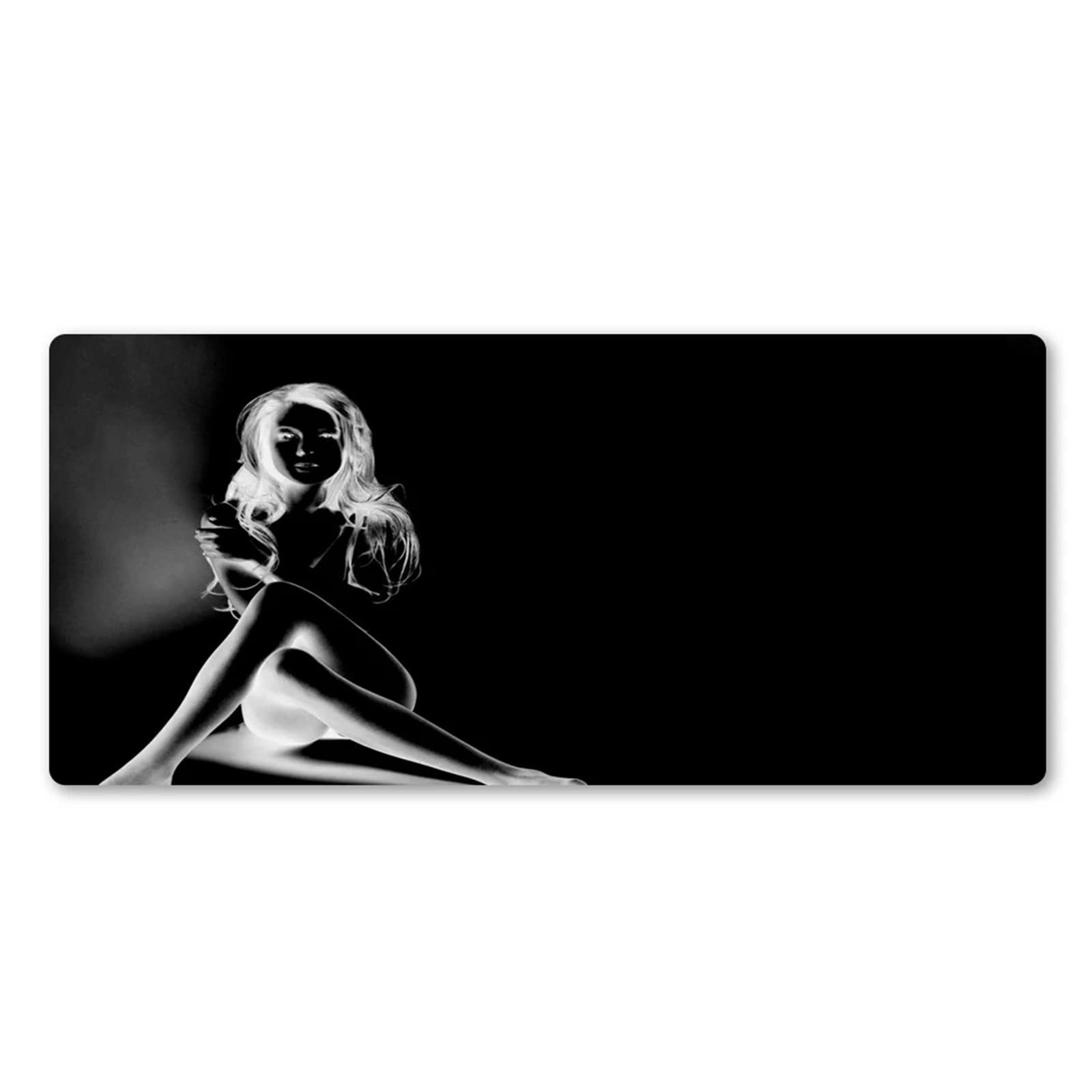 Large Gaming Mouse Pad (36x16in) - Non-Slip Rubber Base, Waterproof Surface - Perfect for PC, Laptop & Office Desk - Sexy Woman Design - Ideal for Gamers & Professionals
